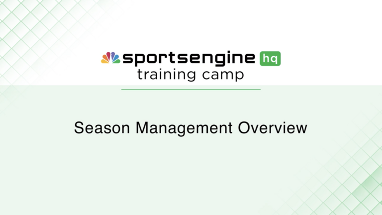 Season Mgmt Overview